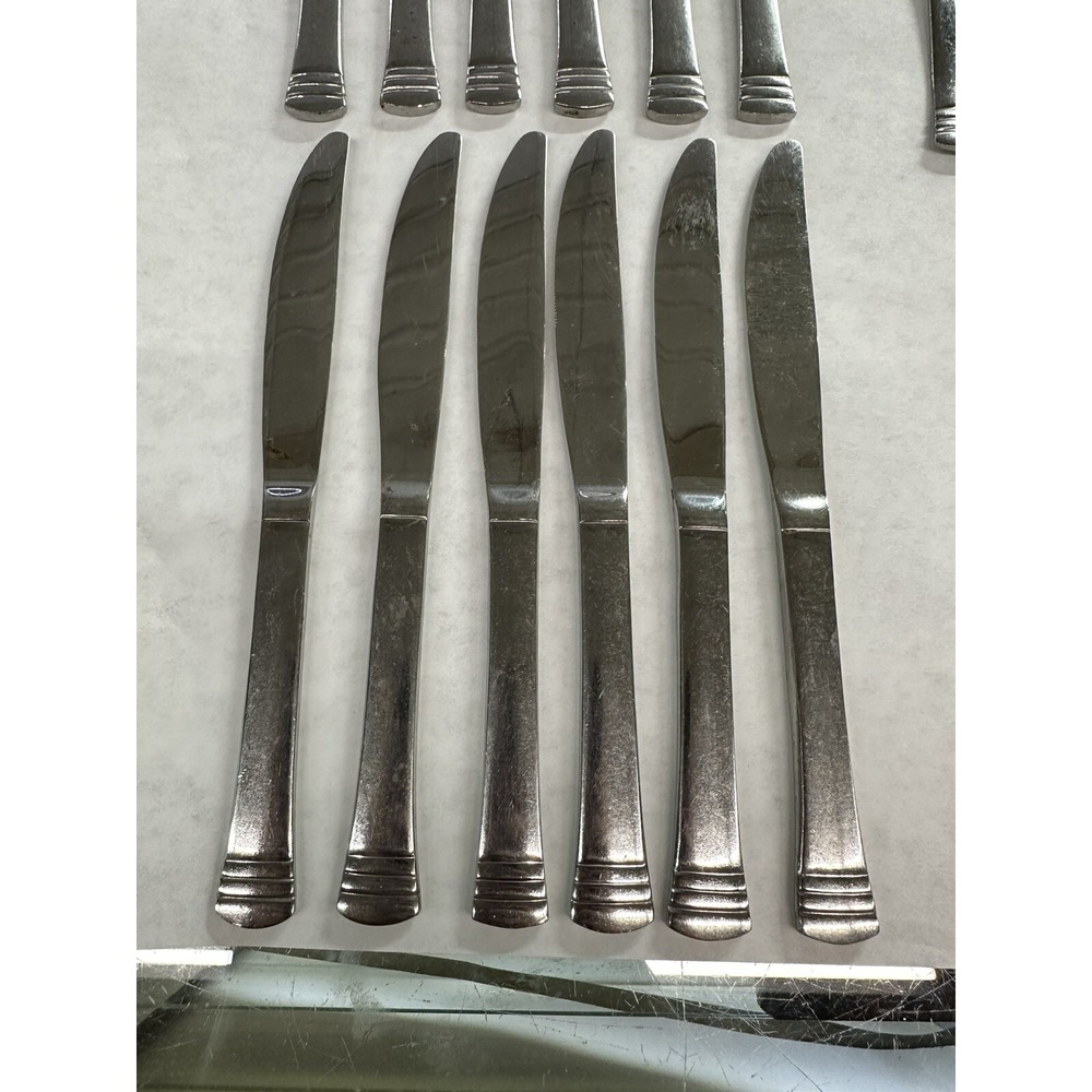 Cambridge Stainless China Codie 41 Pc Flatware Set - Picture 7 of 10